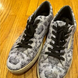 Crown Patterned Sneakers